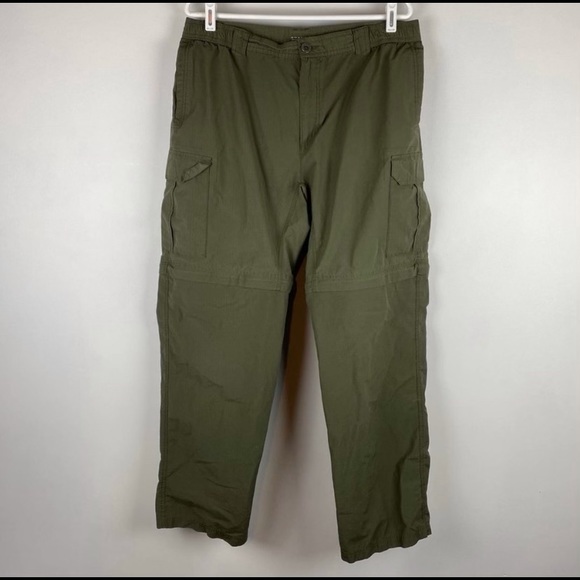 COLUMBIA Men’s Green Ripstop Convertible Hiking Pants | L - Picture 1 of 10